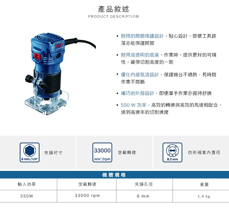 BOSCH,博世,鋰電,木工修繕,轉速,免出力,太千五金,五金,電動工具,省錢,鑽孔,木材,鋼材,雕刻,開槽,鎚鑽,室內裝修,GKF550