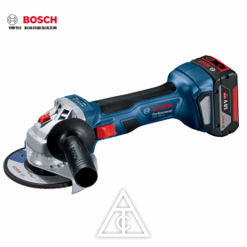 BOSCH GWS 180-LI鋰電免碳刷砂輪機4”(6.0Ah*2)