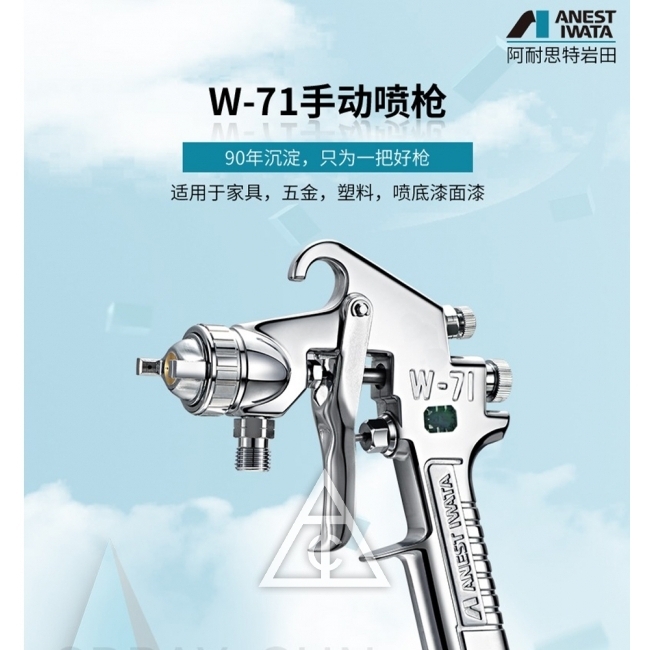 岩田W71-1S 噴槍(吸上式)未附噴漆杯
