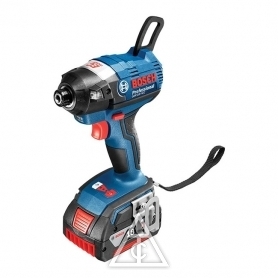 BOSCH GDR 18V-EC鋰電免碳刷 衝擊起子機(雙4.0Ah電池)