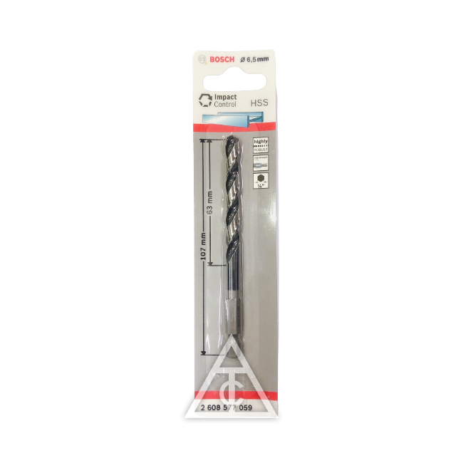 BOSCH 1/4”(鐵工)六角柄6.5mm-太千五金有限公司 BOSCH 1/4”(鐵工)六角柄6.5mm-太千五金有限公司