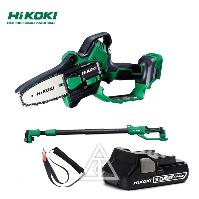 HIKOKI CS1810DD 手持式無刷高枝鏈鋸機4”