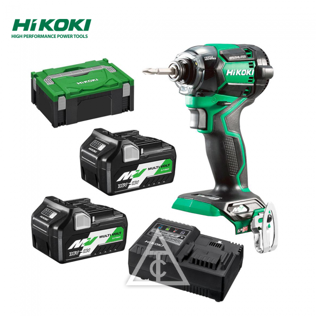 HIKOKI WH36DC 36V無刷衝擊起子機(2.5Ahx2)-太千五金有限公司