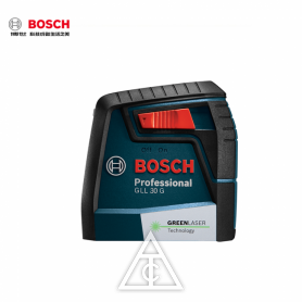 BOSCH GLL 30 G 十字綠光雷射水平墨線儀(雙1.5V 電池)